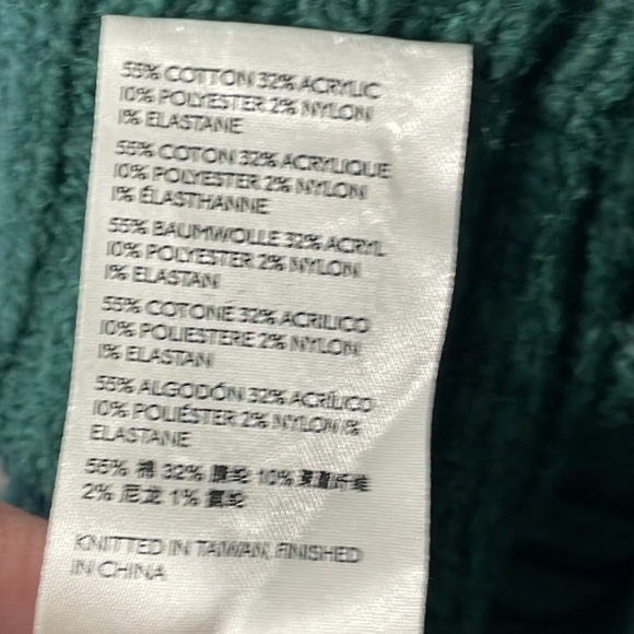 Free People brookside tunic pine needle green sweater XS - Picture 11 of 12